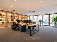 Hauptbild Arbeiten mitten in der Stadt: offene Bürofläche mit Aufzug zentral in der Gütersloher Innenstadt